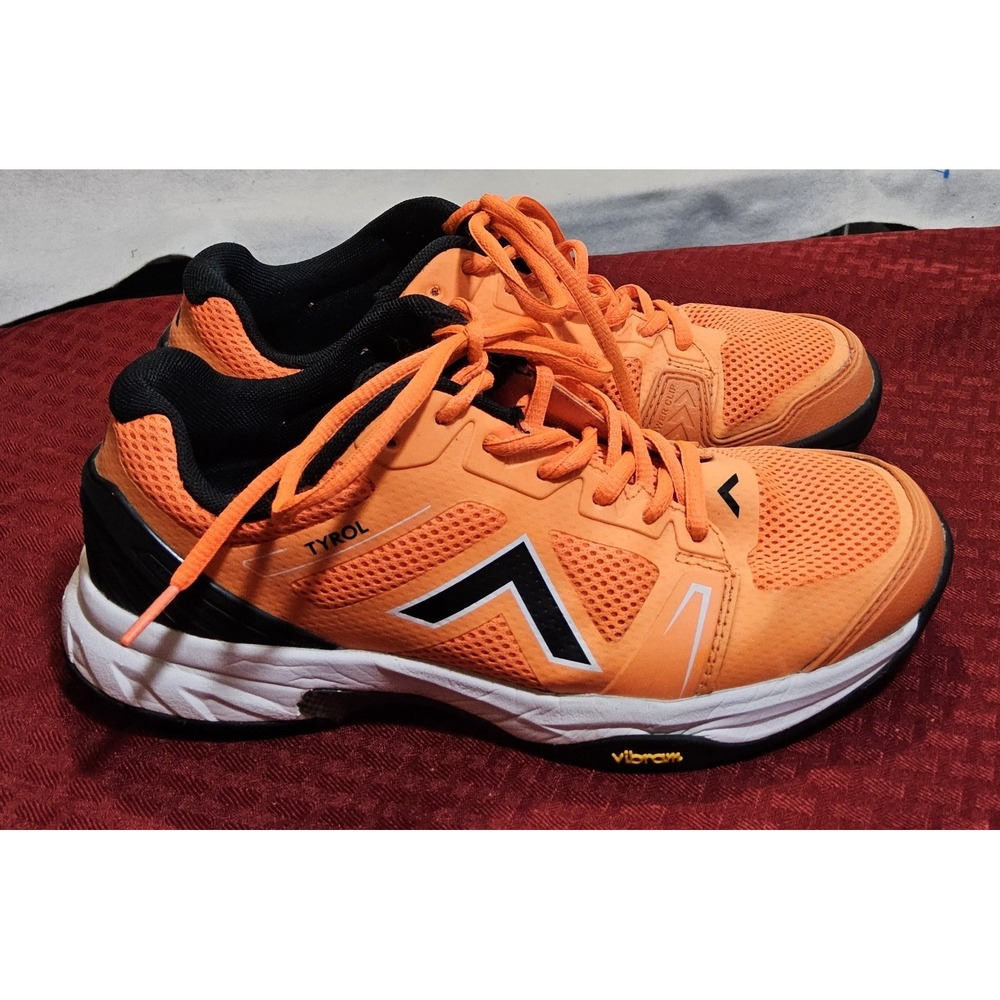 Tyrol Pickleball Shoes Womens Sz 8 Drive‎ V Orange Black White Sneakers